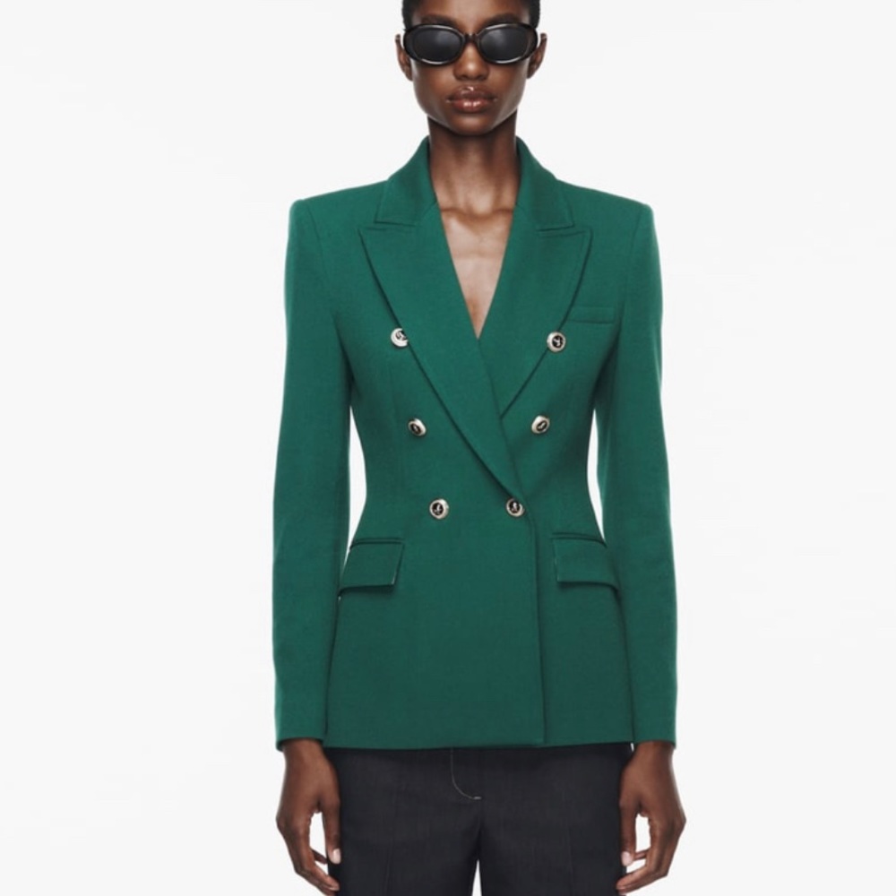 ZARA green Blazer NWT